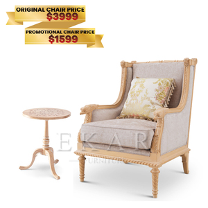 De luxe de Style Antique <span class=keywords><strong>fauteuil</strong></span> Classique En Bois Sculpté chaise De Loisirs - Product Image 2