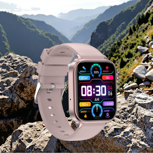 Vente chaude Pro Smartwatch pour les personnes âgées Moniteur de santé Fréquence cardiaque Pression artérielle Système Android IOS Écran TFT IP67 Caoutchouc SDK - Product Image 1
