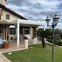 Tonnelles de gazebo automatiques modernes pour l'extérieur Pergola extérieure en aluminium pour stores pare-soleil Auvent auvent rétractable