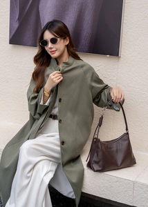 Sacs à bandoulière en cuir fendu Louis Levane avec fermeture éclair, sacs à bandoulière décontractés de luxe pour femmes - Product Image 2