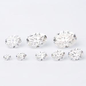 XINGYUE - Moissanita Ovalada Blanca al por Mayor, Corte Ovalado, 1ct VVS 5X7mm, Gema Sintética para Joyería con Cambio de Color, Certificada por Terceros - Product Image 1