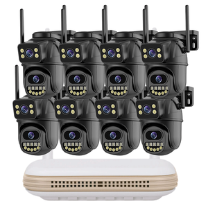 Icsee 6MP 8CH Wifi PTZ an ninh Hệ thống <span class=keywords><strong>camera</strong></span> 4CH ống kính kép không dây NVR ngoài trời PTZ CCTV <span class=keywords><strong>Camera</strong></span> 6CH Wifi IP an ninh <span class=keywords><strong>Camera</strong></span> Kit - Product Image 1