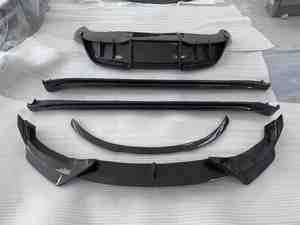 Modelo Y Kit de cuerpo aerodinámico de fibra de carbono Faldones laterales de labio delantero Alerón <span class=keywords><strong>difusor</strong></span> trasero - Product Image 6