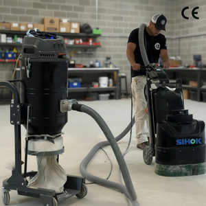 Hochleistungs-Betonschleif- und Poliermaschine Industrielle Kommerzielle Diamant-Nasspoliermaschine für Betonböden mit Staubabsaugung - Product Image 1