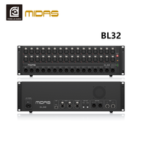 Console musicale MIDAS DL32 32 canaux et interface audio professionnelle - 24 bits/192 kHz pour enregistrement PC/mobile, studio DJ