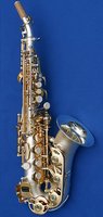 Eastern Music Professional Adjustable High Pitch Bb Soprano Saxophone Curved Design Wind Instrument