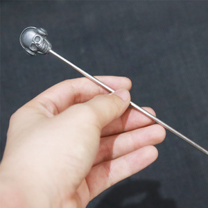 Cuchara de barra de acero inoxidable 304, agitador de cabeza de fantasma creativo, cóctel, té de la leche, uso doméstico, coctelera de vino de Metal, herramienta, modelo, agitador de números - Product Image 2