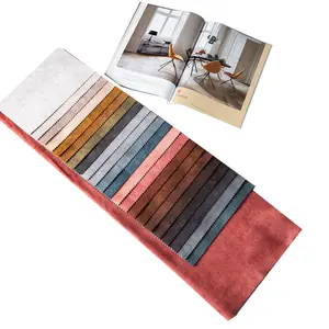 Su misura in tessuto del sofà del velluto lavorato a maglia stampato tappezzeria del poliestere 100% per il tessuto domestico e la mobilia