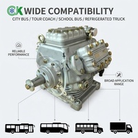 Nuevo Compresor de Aire Acondicionado CK 24V 6 Cilindros Serie 980K para Autobús Urbano y Autocar de Pasajeros con 1 Año de Garantía