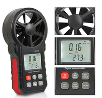 WT87A/WT87B/WT87C anémomètre numérique précis compteur de vitesse du vent testeur de débit de vitesse d'air anémomètre à girouettes