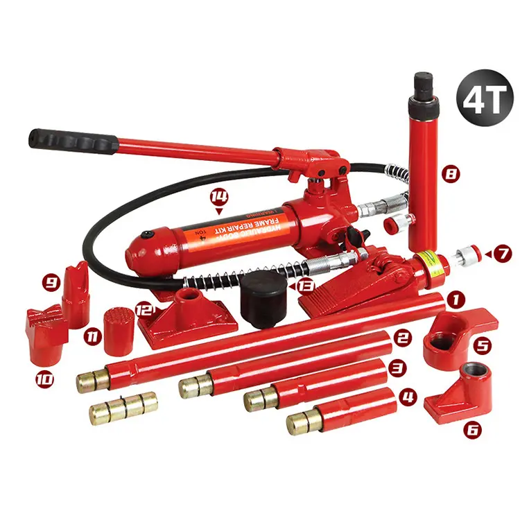 20 Ton Hydraulic Jack Auto Repair Kit Iron case with CE