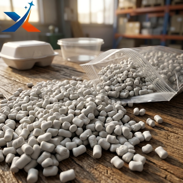 PP Calcium Carbonate Filled Masterbatch 450-25 White Granular Standard Grade Blown Film Blow Molding Grade Food Grade Hebei