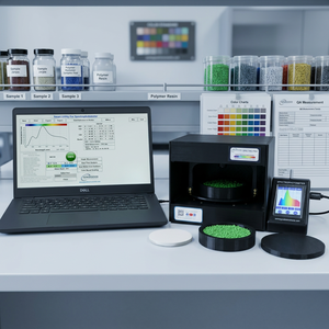 เครื่องวัดสีแบบสเปกโตรโฟโตมิเตอร์ Sensegood Spectro Pro สำหรับการวัดสีที่มองเห็นได้ในช่วงความยาวคลื่น 400-700 นาโนเมตร สำหรับพลาสติกและเม็ดสี - Product Image 6