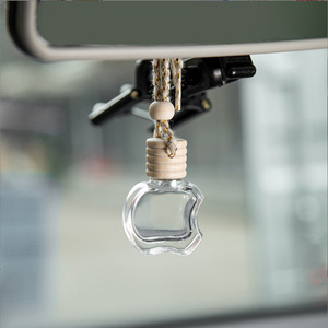 MUB Bon marché en forme de <span class=keywords><strong>pomme</strong></span> 10ml <span class=keywords><strong>vide</strong></span> en verre suspendu Petit désodorisant pour diffuseur de parfum de voiture - Product Image 3