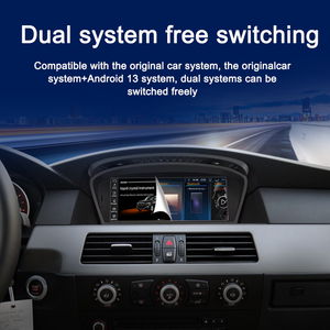 LELV <span class=keywords><strong>Android</strong></span> 14 reproductor Multimedia para coche para BMW E60 E61 E92 HD IPS pantalla táctil Radio GPS estéreo WIFI 4G <span class=keywords><strong>SIM</strong></span> 8Core - Product Image 4
