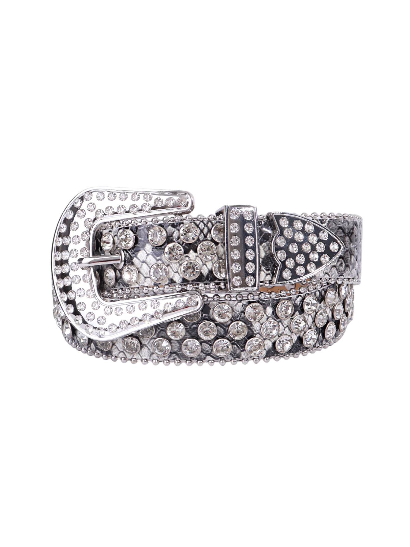 Grey Snake Print