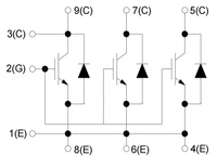 Módulo IGBT de alto voltaje CRRC 1700V 2400A para Smart Grid, convertidor inversor nuevo/Oriental, 2 unidades