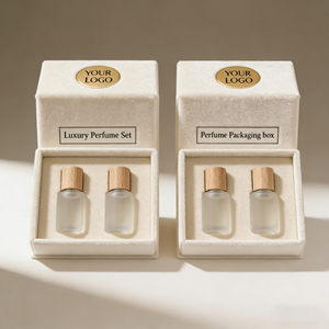 Customizable Luxury Rigid Magnetic/ Lid&base Gift <b>Box</b> for Skincare <b>Bottle</b> Makeup Perfume Packaging - Product Image 3