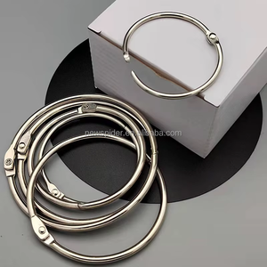 Suministro directo de fábrica, anillo de encuadernación de libros de hojas sueltas de Metal de 1 pulgada para papelería, anillo de encuadernación de libros - Product Image 5