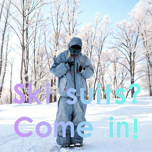 Traje de Nieve para Adultos, Tallas Grandes, Estampado, para Esquí de Una o Dos Tablas, Ropa de Esquí Impermeable y Resistente al Viento para Hombres y Mujeres, Venta al Por Mayor - Product Image 1