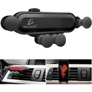 Support de téléphone universel pour voiture ELE-GATE, fixation sur grille d'aération, poignée réglable pour appareils mobiles - Product Image 3