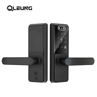 QLEUNG S850max Kunci Pintu Digital dengan Face ID, Sidik Jari, Palm Vein, Tuya Wi-Fi, Kartu, Kode, Smart Lock untuk Rumah dan Apartemen