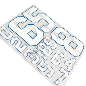 High Quality Washable Football Jersey Numbers Label Custom Heat <strong>Transfer</strong> Printing <strong>Iron</strong> <strong>on</strong> <strong>Transfer</strong> Flat and Tagless for Garment - Product Image 4