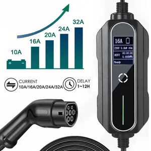 Bling xe mới 11Kw On-Board EV sạc di động Trạm Sạc AC CE ETL giấy chứng nhận ccs1 gbt 32A Adapter 7kW Công suất đầu ra - Product Image 6