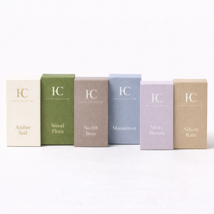 Boîte à parfum personnalisée imprimée, carton pliable avec finition douce au toucher et design à rabat pour la vente au détail et en gros - Product Image 2