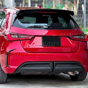 สปอยเลอร์กันชนหลังรถยนต์ ฝาครอบป้องกันกันชน ชุดแต่งสำหรับ Honda City Hatchback 2020-2022 อุปกรณ์ตกแต่งรถยนต์ - Product Image 3