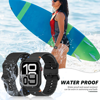 Bracelet en Silicone pour Montre iPhone Série S10 9 8 6 7 5 SE Ultra2 49mm 46mm 42 45mm 44mm 40 41 Correa Bracelet Ceinture IWatch Bandes