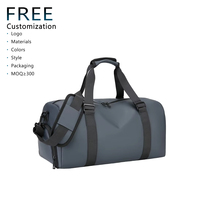 Bolsa de Viaje de Lujo Unisex con Logotipo Personalizado, Gran Capacidad, Impermeable, Ecológica, de Poliéster de Alta Densidad, OEM/ODM