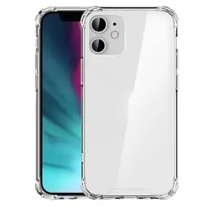 AoYiYa Ốp Điện Thoại Di Động Trong Suốt Pha Lê Kèm Giảm Xóc Góc Dành Cho iPhone 14 11 12 13 Pro