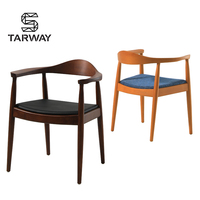 Table de Restaurant de cuisine en bois massif, vente en gros, bon marché, en bois de hêtre Pu, chaises de salle à manger rembourrées