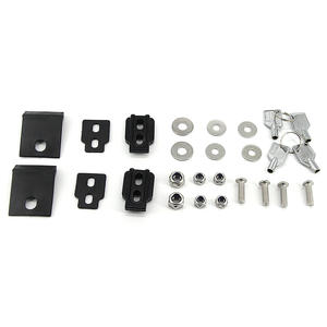 Kit de Cierre de Capó con Bloqueo de Metal Negro en Existencia, Compatible con Jeep Wrangler, Kit de Carrocería 810-001 - Product Image 1