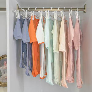 Baju Bayi Bahan Bambu Alami, Romper Bayi Polos, Kado dan Pakaian Penanda Perkembangan untuk Bayi Perempuan dan Laki-laki, Bayi Baru Lahir dan Balita - Product Image 4