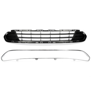 Se adapta a la rejilla inferior del parachoques delantero Ford <span class=keywords><strong>Fusion</strong></span> 10-12 con kit de moldura cromada 2 uds. - Product Image 1