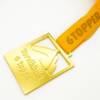 Concevez votre propre médaille de récompense 3D en alliage de zinc doré, personnalisable, pour la course, le sport, les enfants, gravée, en gros