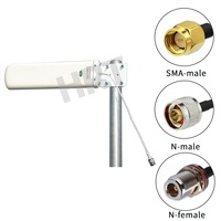 Antenne de communication Yagi directionnelle extérieure polarisée verticalement 14dBi pour bande Wi-Fi 5G 3500-3800MHz