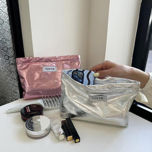 Custom Fashion Shiny Waterproof Zipper Foldable Lightweight <b>Travel</b> <b>Cosmetic</b> <b>Bag</b> <b>Travel</b> Toiletry <b>Bag</b> for Ladies - Product Image 3