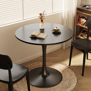 Round Dining Table 80Cm Stable Base For Home Balcony Coffee Shop Use - Product Image 2