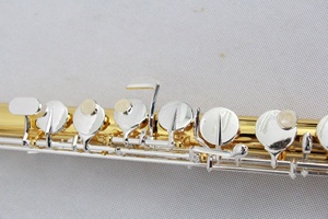 FOCUS Flûte professionnelle de haute qualité avec corps en or et clés en argent Instrument de musique de la meilleure qualité à <span class=keywords><strong>une</strong></span> sensation premium - Product Image 2
