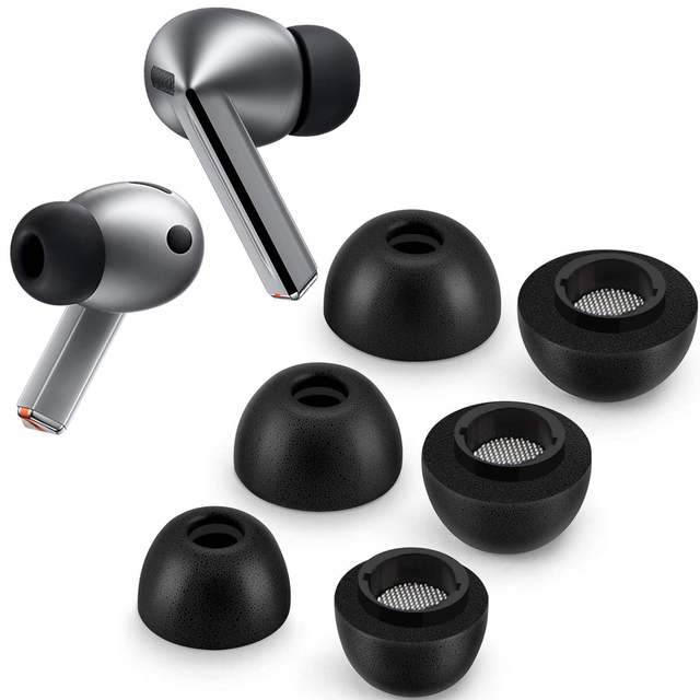 Replacement Eco-friendly Memory Foam Tips for 3 Pro USB Wireless Earbud Accessories Anti-Slip Prevent Falling