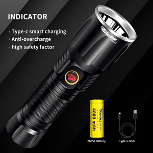 <span class=keywords><strong>2025</strong></span> mới siêu sáng <span class=keywords><strong>2025</strong></span> mới ngọn đuốc ánh sáng taschenlamp siêu sáng đèn pin cao lumen biến tập trung chiến thuật đèn pin - Product Image 4