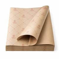 Papier d'emballage non couché brun naturel 30 g/m² avec impression en héliogravure de logo personnalisé pour l'emballage de vêtements, de chaussures et de boîtes cadeaux