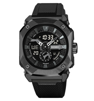 SKMEI 2272 dernier boîtier en acier à double temps TPU montre numérique de haute qualité unisexe montre-bracelet usine logo personnalisé