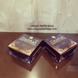 Zindshah Rigid <b>Square</b> Paperboard Boxes With UV Printing For Cosmetic Packaging High-End Custom Design - Product Image 4