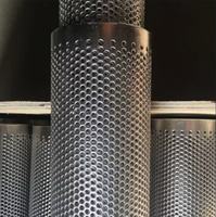 Filtre en maille d'aluminium 304 316 316L, tube perforé en acier inoxydable pour système d'échappement automobile