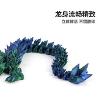 Ornamen gambar 3D T2061 terlaris ornamen ornamen bergerak bersama figur naga divineDragon dekorasi