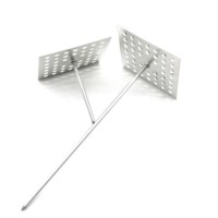 Fixations pour isolation de base perforée sur mesure de haute qualité, fabriquées en acier, clous en V pour fixations d'isolation, acier chinois GB